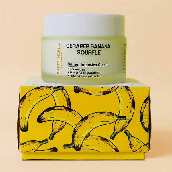 Cerapep Banana Suffle Barrier Intensive Moisturiser (Ceramides + Tri Peptides + Pure Banana Extracts)